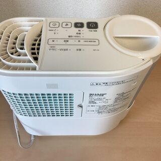 加湿器sharp シャープ のHV-J30-Wとカートリッジのセットを6000円で。の画像