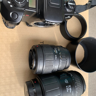 値下げ！ミノルタ MINOLTA α507siカメラ望遠レンズセットの画像