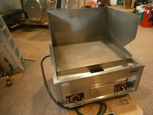 ☆中古品 マルゼン 電気グリドル 卓上タイプ MEG-066 三相200V 2019年製☆