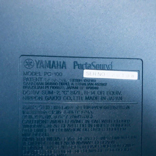 44番 ✨ YAMAHA  Porta Sound✨PC-100‼️の画像