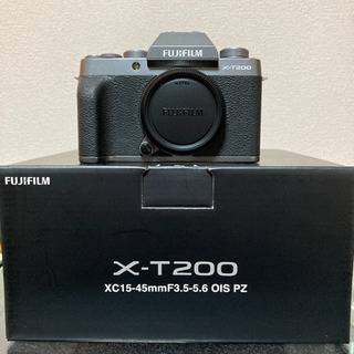 Fujifilm x-t200 レンズキット　ダークシルバーの画像