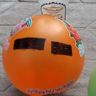 アンパンマン　ボール　オレンジの画像