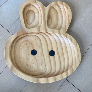 うさぎ木皿