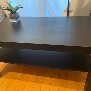 【木製ローテーブル（BLACK)】差し上げます