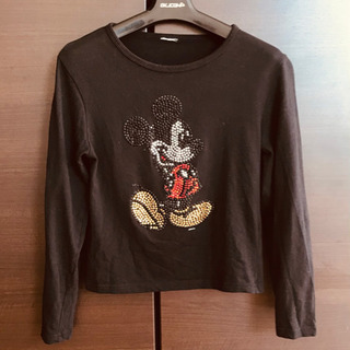 ディズニーロンＴ　S 可愛いラインストーン