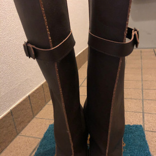 12/27 夜まで（処分予定の為）ロングブーツ　ブラウンの画像