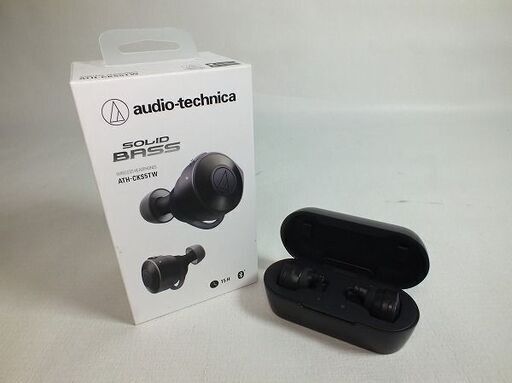 【苫小牧バナナ】美品 オーディオテクニカ/audio-technica ワイヤレスヘッドホン イヤホン ATH-CKS5TW 動作OK♪