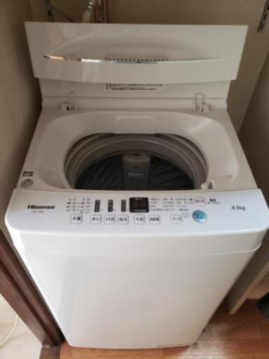 使用約５ヶ月　Hisense洗濯機