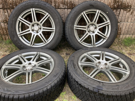 BRIDGESTONE タイヤホイールセット　225/60R17 5穴　PCD100