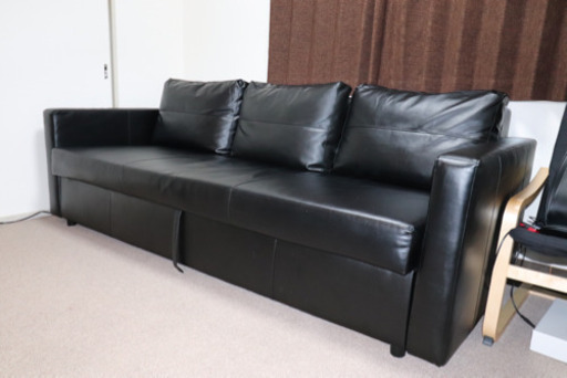 FRIHETEN フリーヘーテン　ソファベッド　ブラック