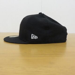 M 12-445 帽子 ニューエラー キャップ ブラック ニューヨーク・ヤンキース New Era Team Low Profile 59FIFTY 60.6㎝ の画像