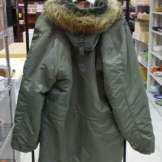 ◇ヒューストン N3B フライトジャケット サイズS U.S.AIR FORCE エアフォース ミリタリー JKT ナイロン セージグリーン 札幌市東区 新道東店の画像