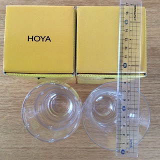 HOYAクリスタル ビールグラス2個の画像