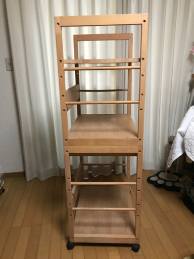 パソコンラック　しっかりした木製　オーダー品