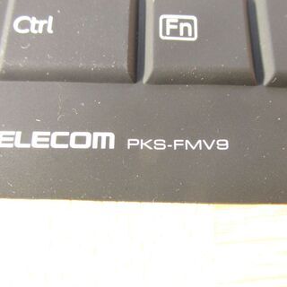 シリコン製キーボードカバー  エレコム ＰＫＳ－ＦＭＶ９ＢＫの画像