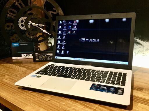 売約済み。ご覧頂きありがとうございました。【NVIDIA搭載！一宮でWindows10搭載機！グラフィックチップ搭載でCADなどにも！ASUS ゲーミングPC corei7-QM 新品SSD K55VD i5 ゲーミングPC】愛知県一宮市の中古パソコン・PC修理専門店Mr.Carnival（ミスカニ）PC修理・販売【クレジット&PayPayも使えます！】店頭在庫PCのご紹介です。15.6インチ ノートパソコン ゲーミングノートPC RAM16GB 新品SSD240GB】 36,270円