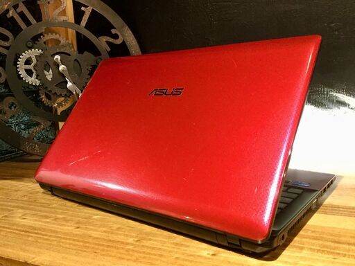 売約済み。ご覧頂きありがとうございました。人気機種！人気色！【NVIDIA搭載！一宮でWindows10搭載機！ 赤色がかわいいASUS K55VD i5 ゲーミングPC】愛知県一宮市の中古パソコン・PC修理専門店Mr.Carnival（ミスカニ）PC修理・販売【クレカ&PayPayも使えます！】店頭在庫PCのご紹介です。【15.6インチ ノートパソコン ゲーミングノートPC RAM8GB 新品SSD240GB】