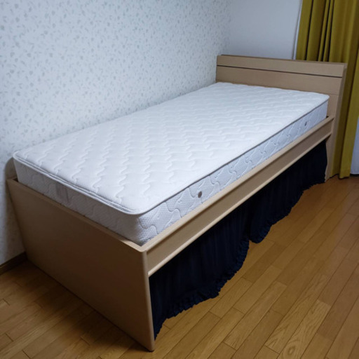 ※ご購入者様決定済※ シングルベッド　マットレス付き