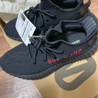 yeezy 350 v2 black red 新品　未利用