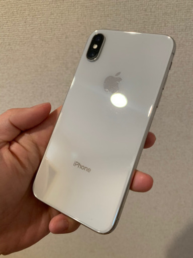 【美品】iPhoneX 256GB シルバー