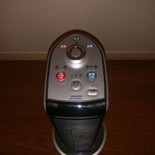 値下げ　【2020年製】KOIZUMI 送風機能付ファンヒーター ホット&クール ミニ KHF-0898/T の画像