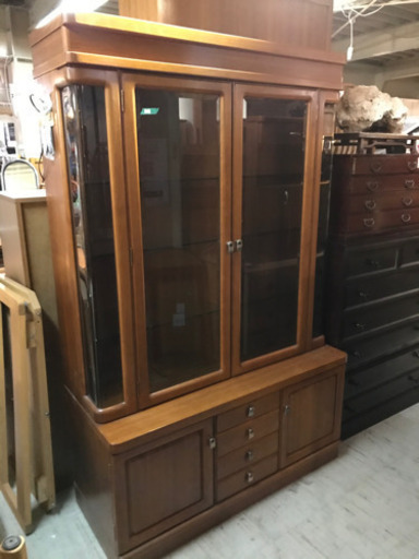 JF001364 飾り棚 スポットライト照明2機