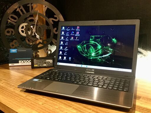 売約済み。ご覧頂きありがとうございました。【NVIDIA搭載！一宮でWindows10搭載機！CADなどにも！ASUS ゲーミングPC corei7-QM 新品SSD K55VD i5 ゲーミングPC】愛知県一宮市の中古パソコン・PC修理専門店Mr.Carnival（ミスカニ）PC修理・販売、iPhone&iPad修理店【クレカ&PayPayも使えます！】店頭在庫PCのご紹介です。お好みのカスタムも行えます！【15.6インチ ノートパソコン ゲーミングノートPC RAM16GB 新品SSD240GB】