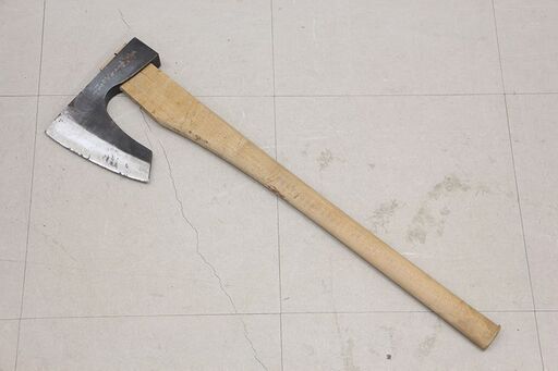 古い 手斧 鉈 長雲斉 正光 作 銘 大工道具 山仕事 薪割り キャンプ・アウトドア 刃(HD868ahxY)