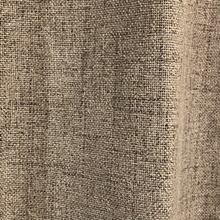 カーテン 浅いグレー 一級遮光 麻風の画像