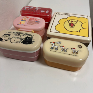 決まりました　お弁当箱5点まとめ売り