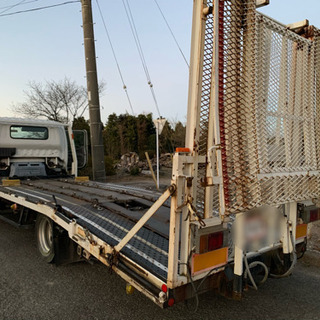 デュトロ  積載車 超ロング アメ車でも幅広でもOKです！　都内登録OKの画像