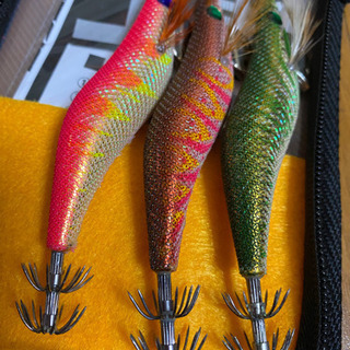 エギ　５本セット　ケース付きの画像