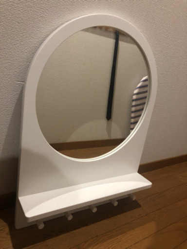 ＩＫＥＡ/イケア　SALTROD　ミラー シェルフ＆フック付き50x68 cm