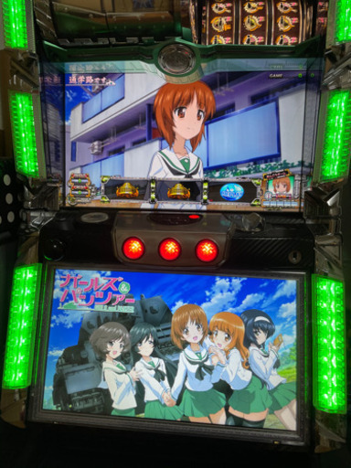 スロット　ガールズ&パンツァー　不要機付