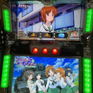 スロット　ガールズ&パンツァー　コイン不要機付
