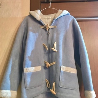 女児ダッフルコート(水色)の画像