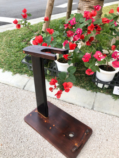 手作り　三線立て