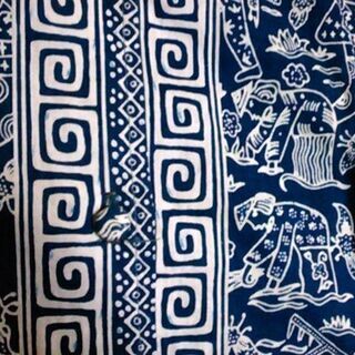 インドネシア BATIK Kuda Mas 半袖シャツの画像