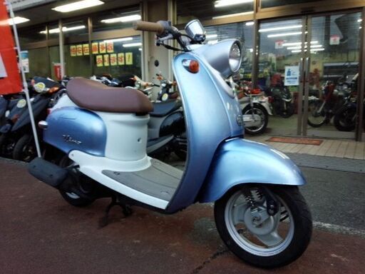 NO.3606　ビーノ（ＶＩＮＯ） ２サイクルエンジン　シャッターキー付き　後期モデル　メタリックライトブルー　☆彡