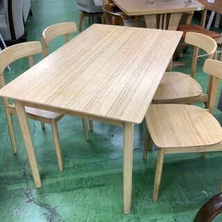 無印良品 ダイニング５点セット 竹材チェア