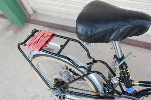 折り畳み自転車　CUCP　POLO　5段変速　ブラック　引き取り：田川市