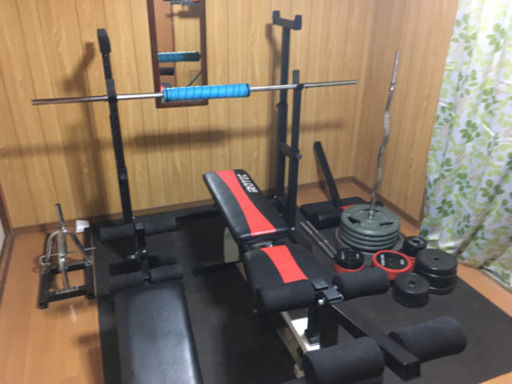 ジムに通うことになりましたので使わなくなりました。自宅でトレーニングベアーを考えている方におすすめします。