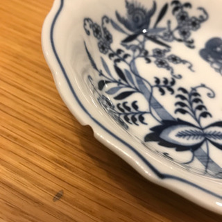 美品　ブルーダニューブ　カールスバード ブルーオニオン 小皿 13cm ７枚（プラス１枚）の画像