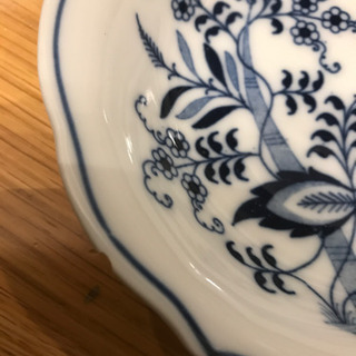 美品　ブルーダニューブ　カールスバード ブルーオニオン 小皿 13cm ７枚（プラス１枚）の画像