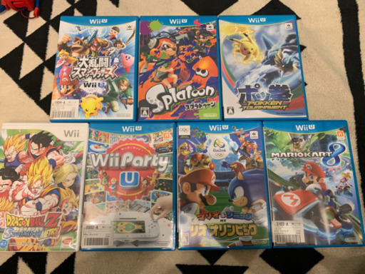 任天堂　Wii U ゲームセット　おまけ多数　4名セット
