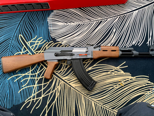 【値下げしちゃいます】AK47 電動エアソフトガン　ウッド風