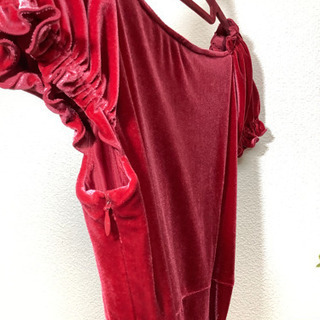 謝恩会　ドレス　９号　レッド　赤　の画像