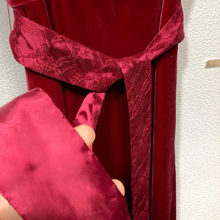 謝恩会　ドレス　９号　レッド　赤　の画像