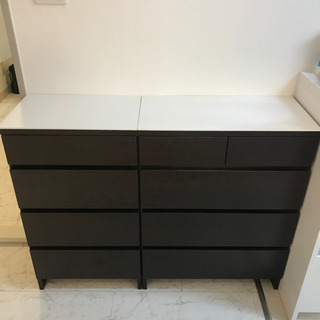 薄型　チェスト　2つ