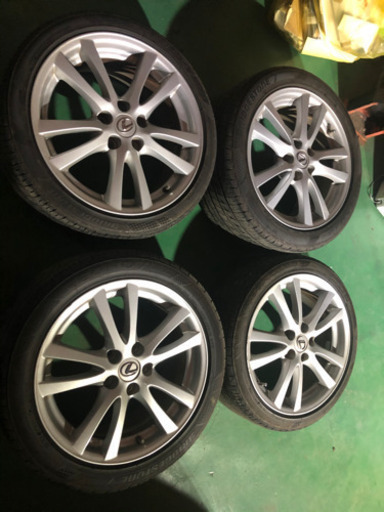 【お買い得】LEXUS IS250 純正18インチホイールタイヤ付き4本セット